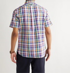 J.Press - Irving Button-Down Collar Checked Cotton-Seersucker Shirt - Multi