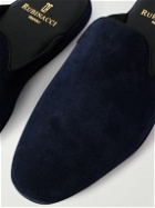 Rubinacci - Comfort Suede Slippers - Blue