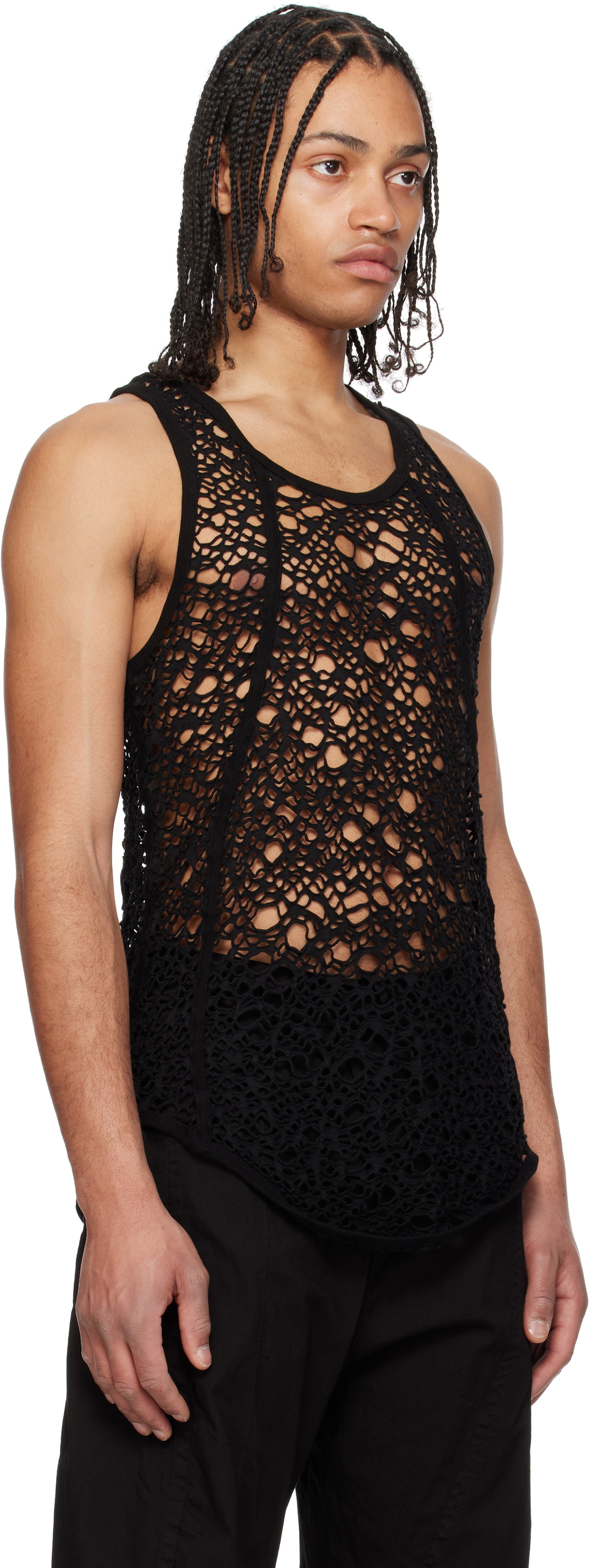 Julius Black Lathrus Tank Top