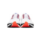 Nike White and Red Air Zoom Pegasus 37 Sneakers