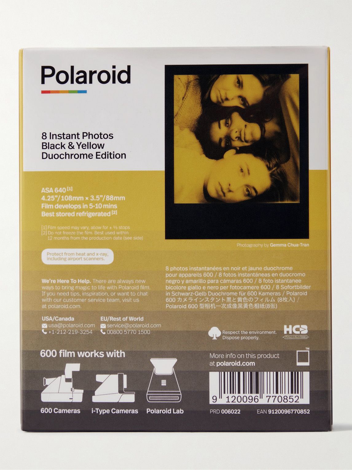 Film Polaroid Originals Color pour appareil photo i-Type et 600 -  Accessoire photo