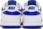 Nike Blue & White Dunk Low Sneakers