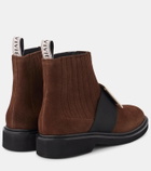 Roger Vivier Viv' Ranger suede Chelsea boots
