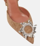 Amina Muaddi Begum embellished slingback pumps