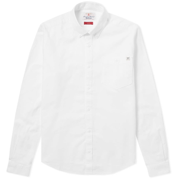 Photo: Barbour Heritage Lang Oxford Shirt White