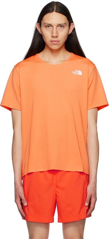 Photo: The North Face Orange Sunriser T-Shirt