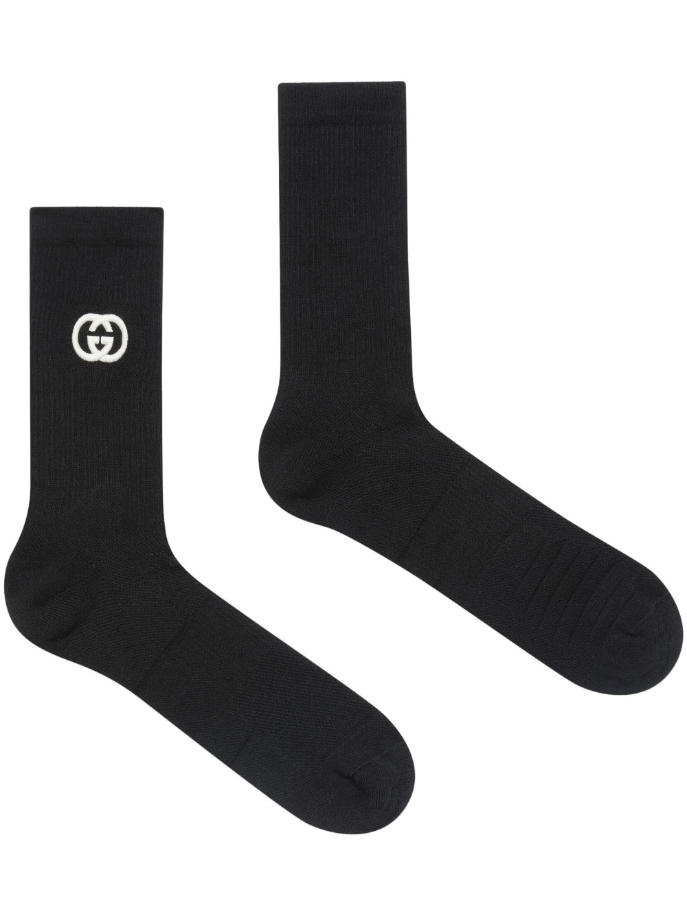 GUCCI - Cotton Blend Socks With Gg Cross