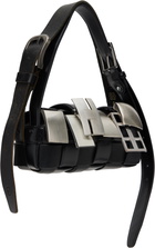 HODAKOVA Black Buckle Baguette Bag
