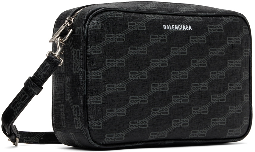 Balenciaga Black Medium Signature Camera Bag