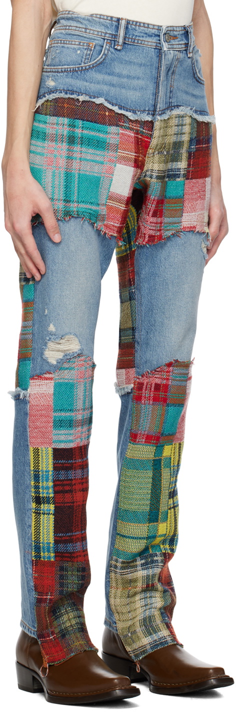 Insect Obsessed Tartan Cuff Jean