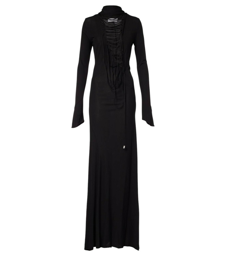 Photo: The Attico Cutout crêpe maxi dress