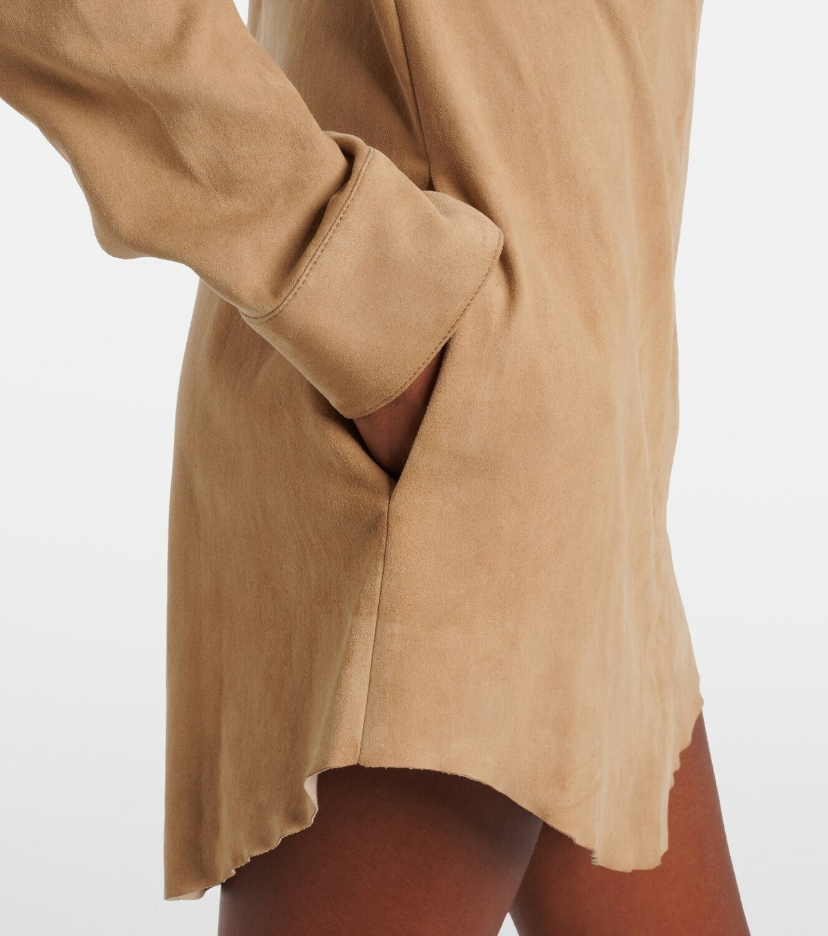 Stouls Geraldine suede shirt dress
