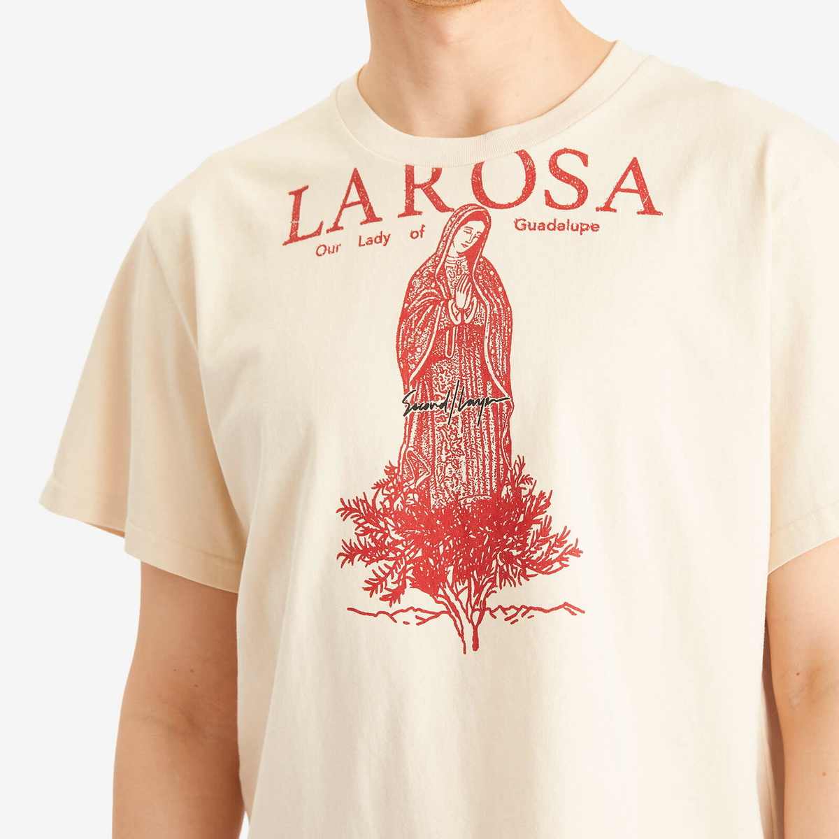 Second Layer BABY BAGGY TEE LA ROSA 黒　XL Second/Layer La Rosa Baggy Baby T-Shirt Black | END. (US)