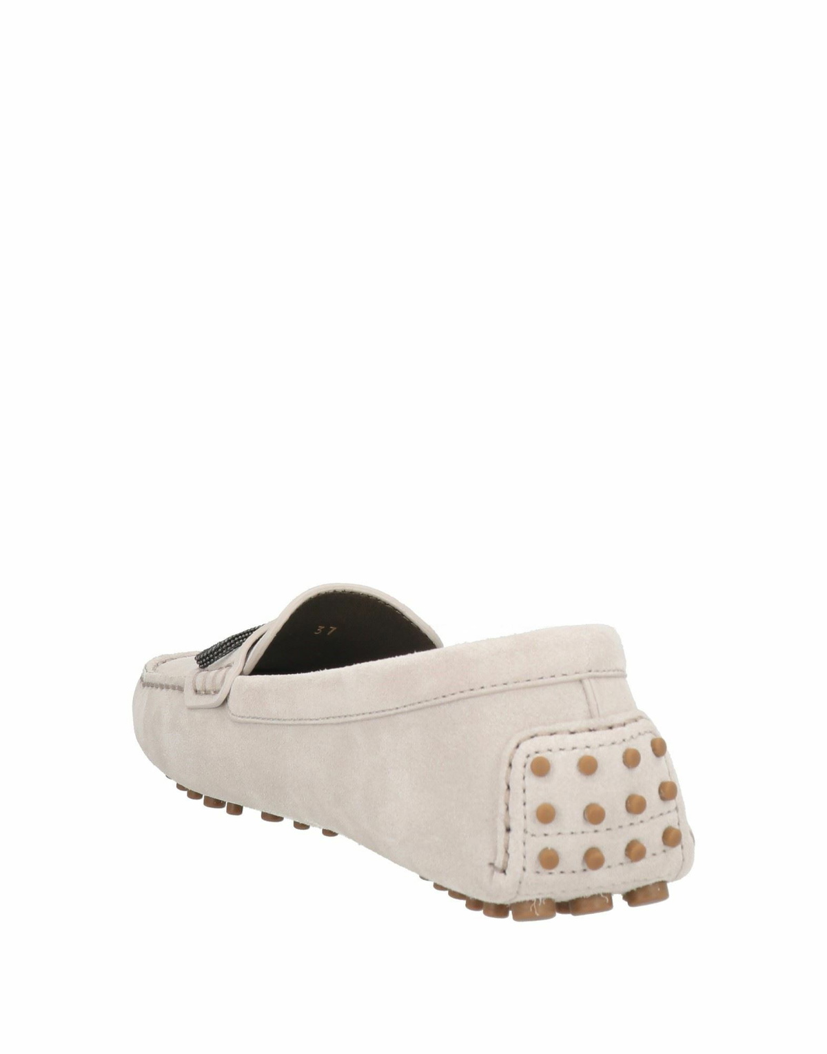 Brunello Cucinelli Womens Loafers Light in Grey
