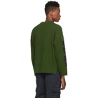 Kenzo Green Wool Kenzo Paris Sweatshirt