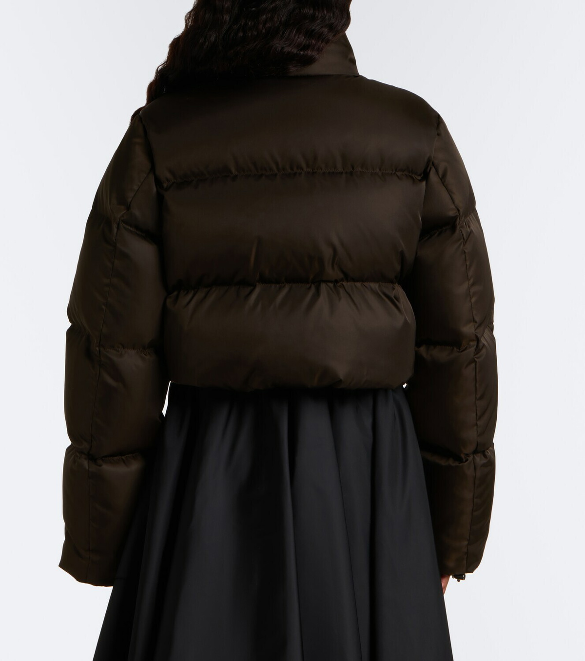 Prada Cropped Re-Nylon down jacket