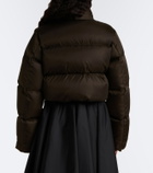 Prada Cropped Re-Nylon down jacket