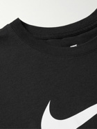 Nike - Air Logo-Print Cotton-Jersey T-Shirt - Black