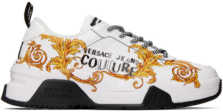 Photo: Versace Jeans Couture White Logo Couture Stargaze Sneakers