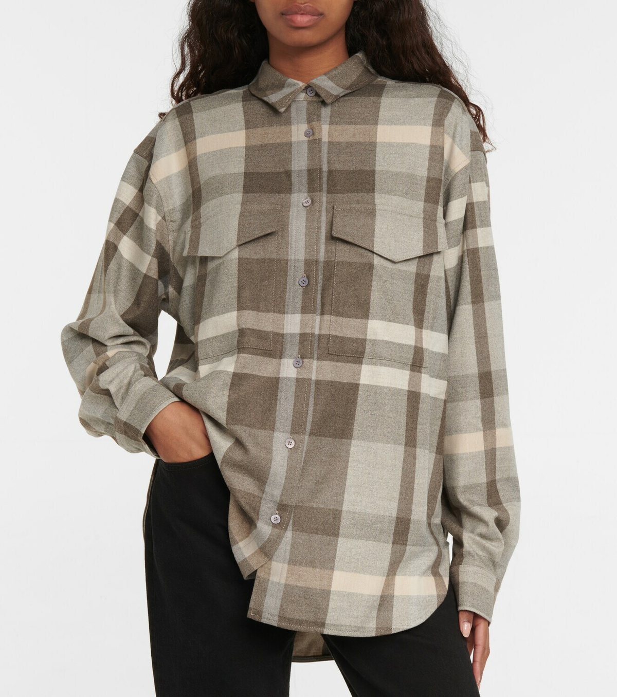 Toteme Checked flannel shirt Toteme