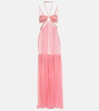 Nensi Dojaka - Cutout silk maxi dress