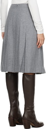 rag & bone Gray Garnet Midi Skirt