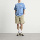 Drôle de Monsieur Men's Cotton Elasticated Waist Shorts in Kaki