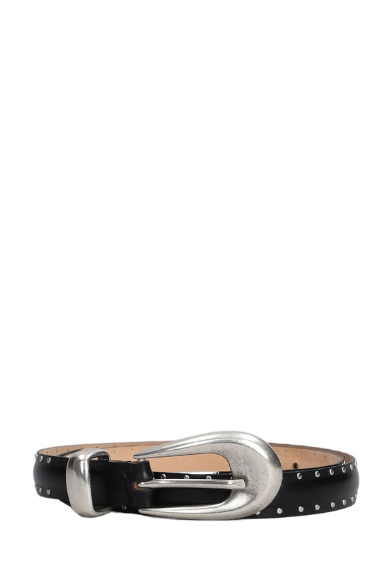 Photo: IRO Miki Belts In Black Leather
