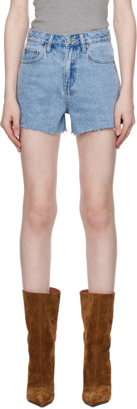 Photo: Ksubi Blue Rise N Hi Authentik Denim Shorts