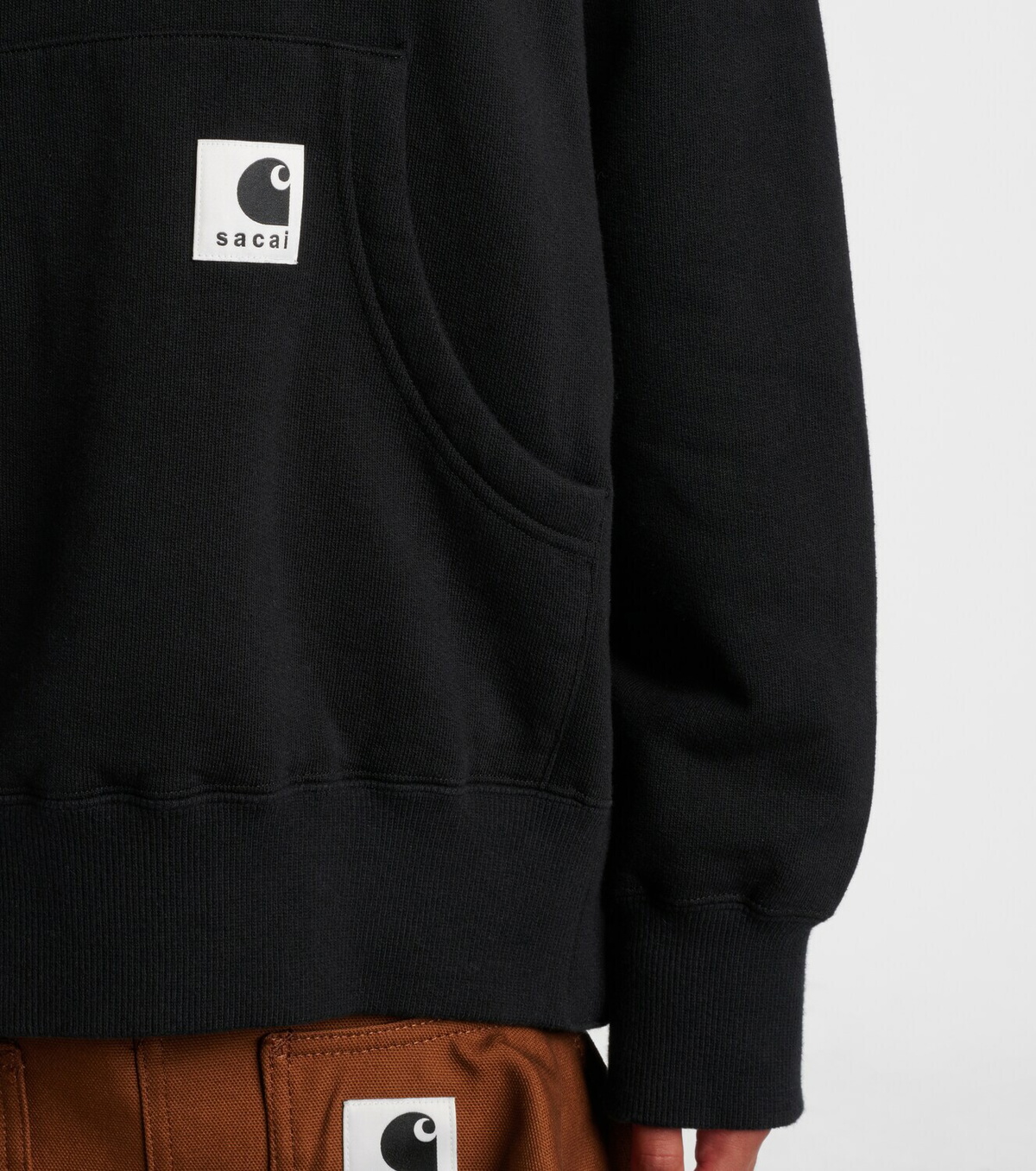 Sacai x Carhartt cotton jersey hoodie