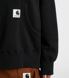 Sacai x Carhartt cotton jersey hoodie