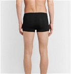 Hanro - Stretch Lyocell and Cotton-Blend Boxer Briefs - Black