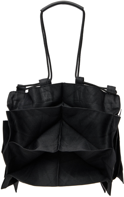 Photo: 132 5. ISSEY MIYAKE Black & Silver Standard 10 Bag