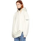 Vetements Off-White Inside-Out Shark Hoodie