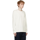 Nanamica Off-White Pocket Long Sleeve T-Shirt