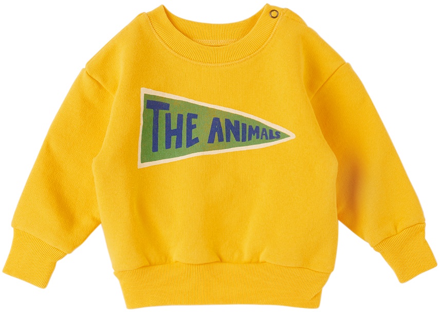 Photo: The Animals Observatory Baby Yellow Flag Sweatshirt