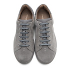 Gianvito Rossi Grey Suede Low-Top Sneakers
