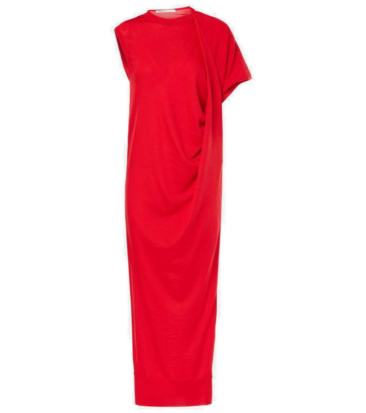 Photo: Stella McCartney Draped wool maxi dress