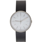 Uniform Wares Black and White Rubber M37 Watch