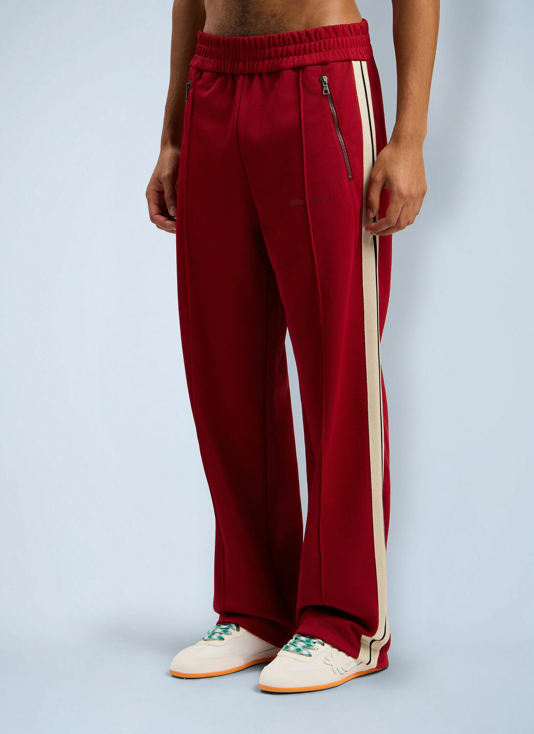 Palm Angels Classic Logo Zip-Up Track Pants
