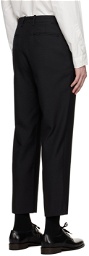 POTTERY Black Tapered Trousers