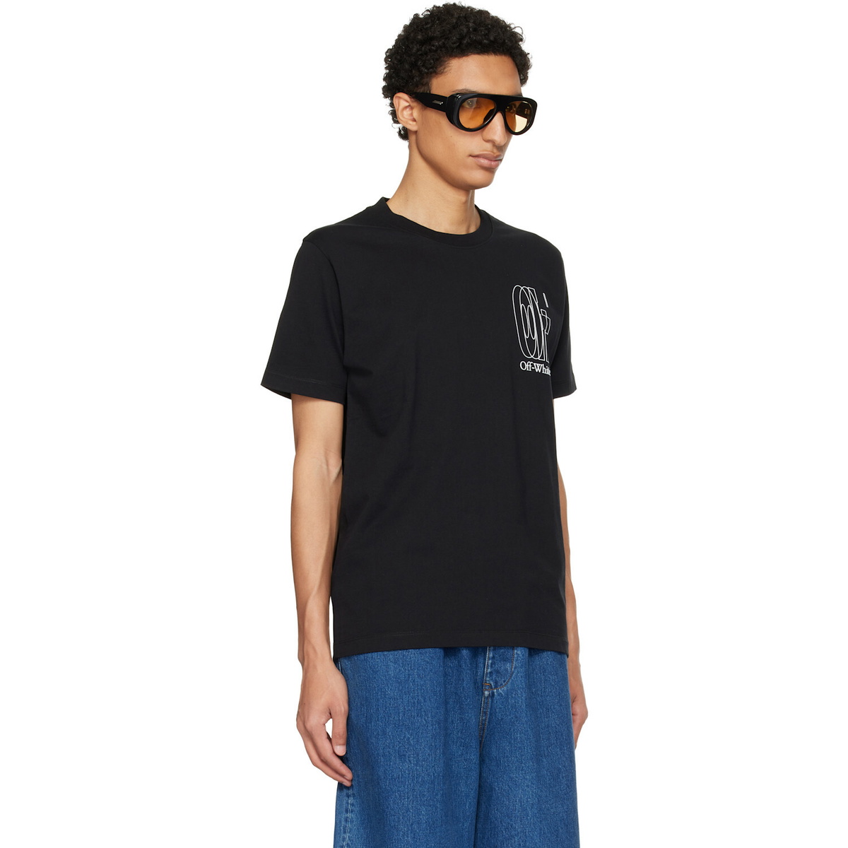 Off-White Black Big Double Arrow Slim T-shirt