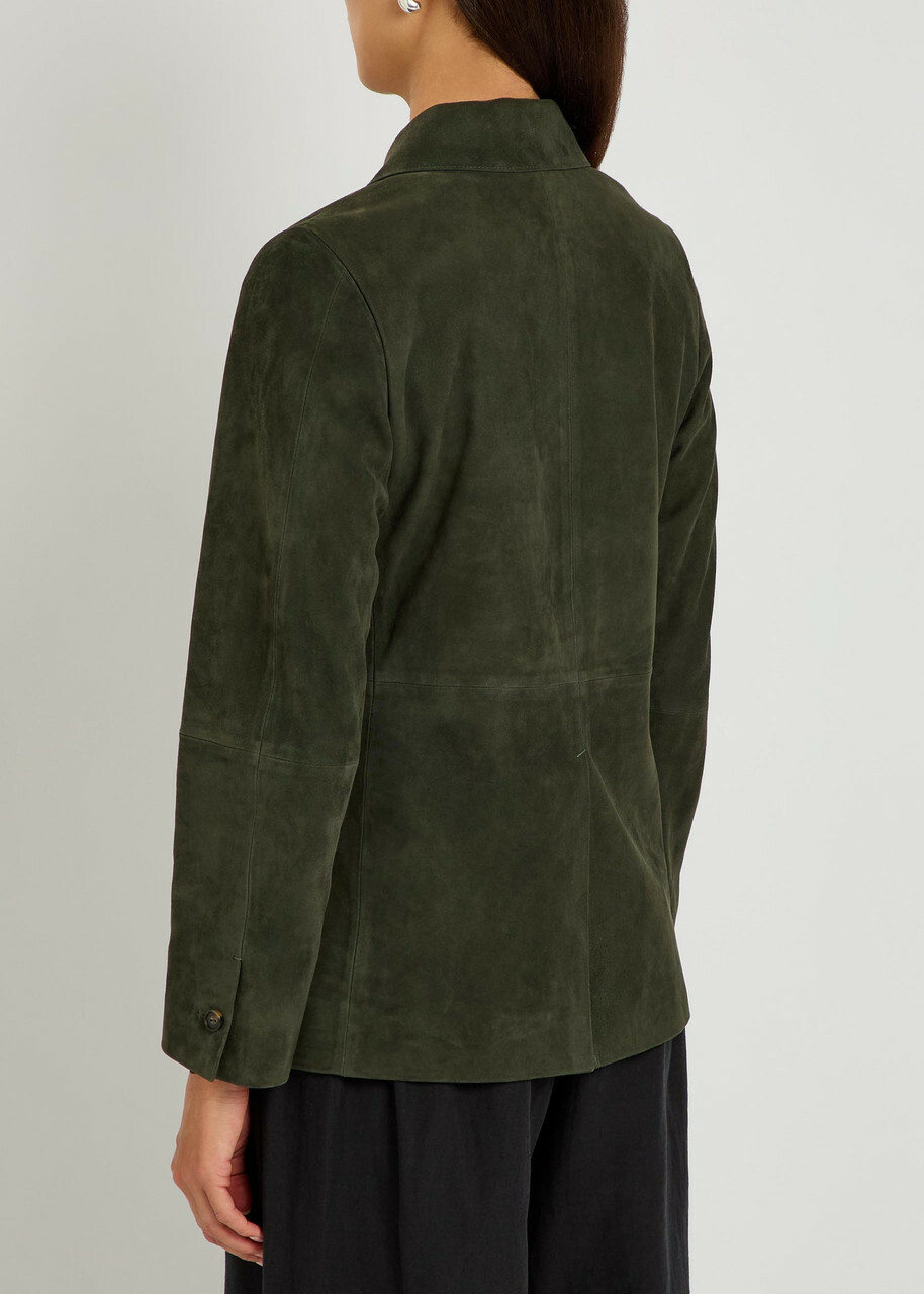 Vince Suede Jacket Green
