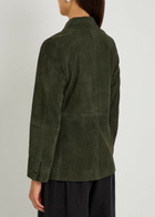 Vince Suede Jacket Green