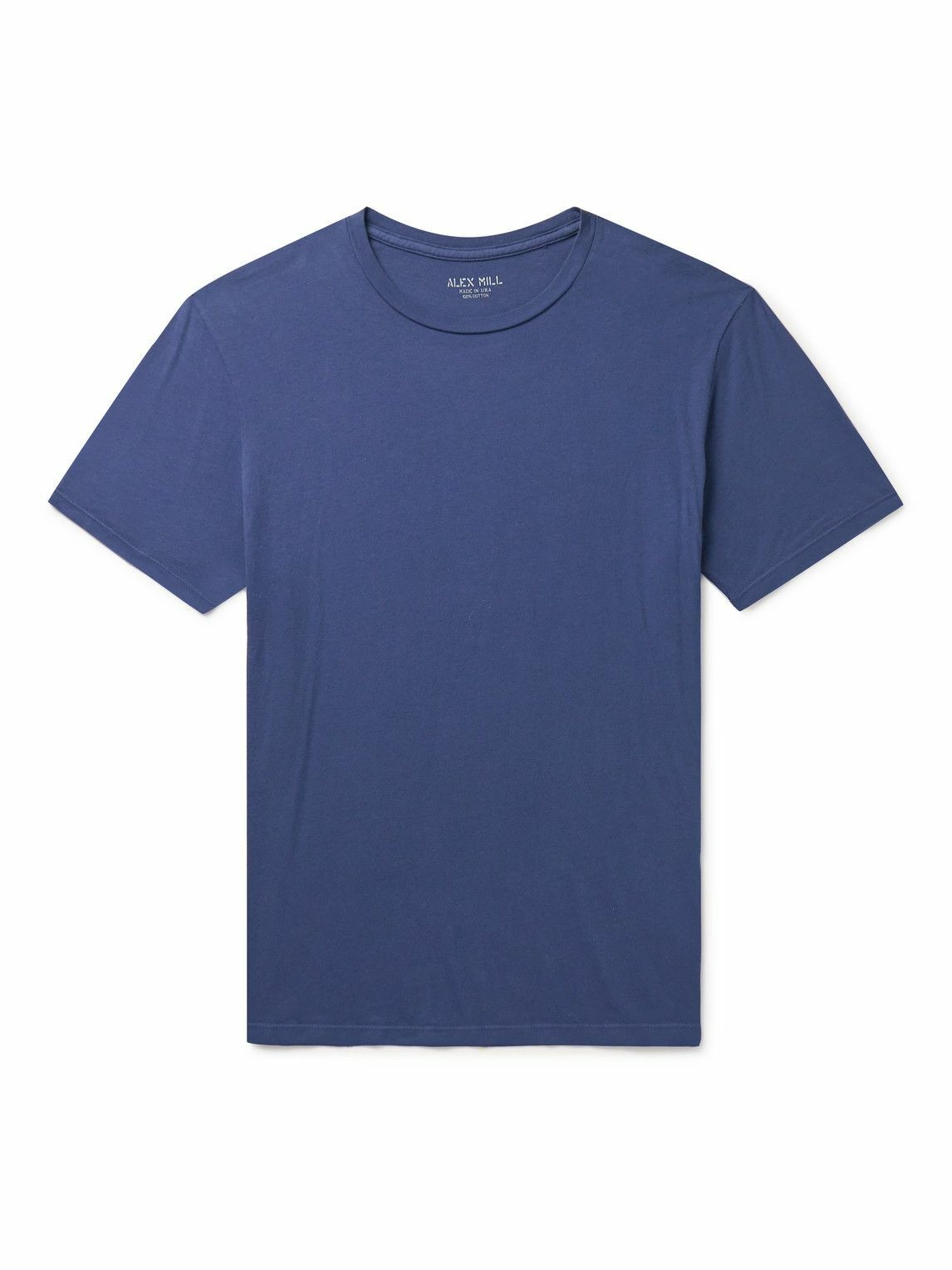 Photo: Alex Mill - Mercer Cotton-Jersey T-Shirt - Blue