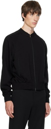 AARON ESH Black Varsity Jacket