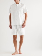 TEKLA - Organic Cotton-Poplin Pyjama Shirt - White