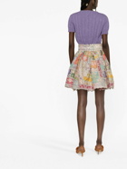 ZIMMERMANN - Printed Flared Mini Skirt