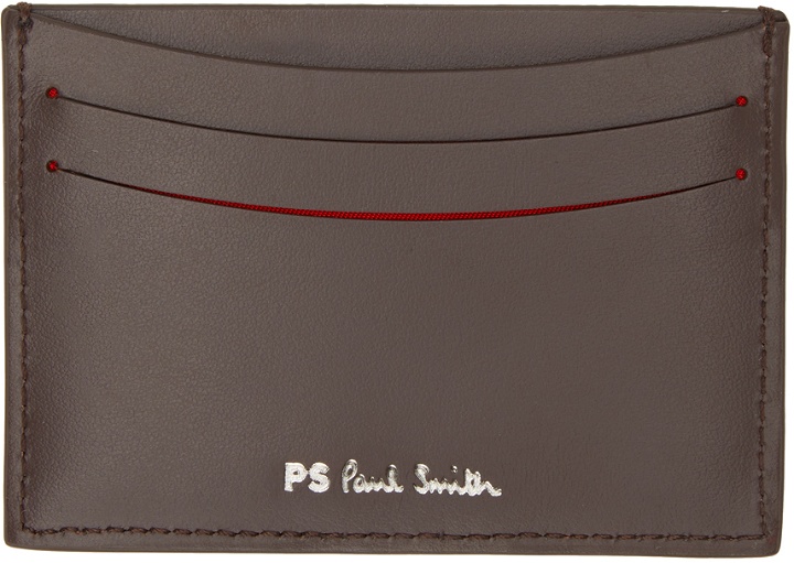 Photo: PS by Paul Smith Brown Zebra Card Holder