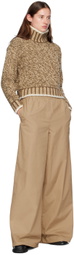 Moncler Beige Wool Turtleneck